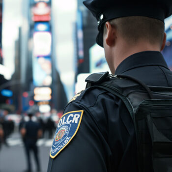 NYC Police Officer on Duty