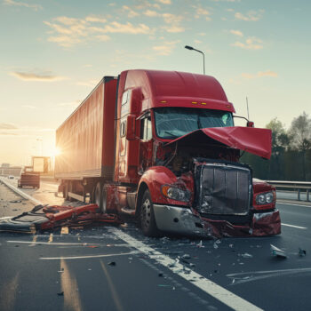 semi truck accident